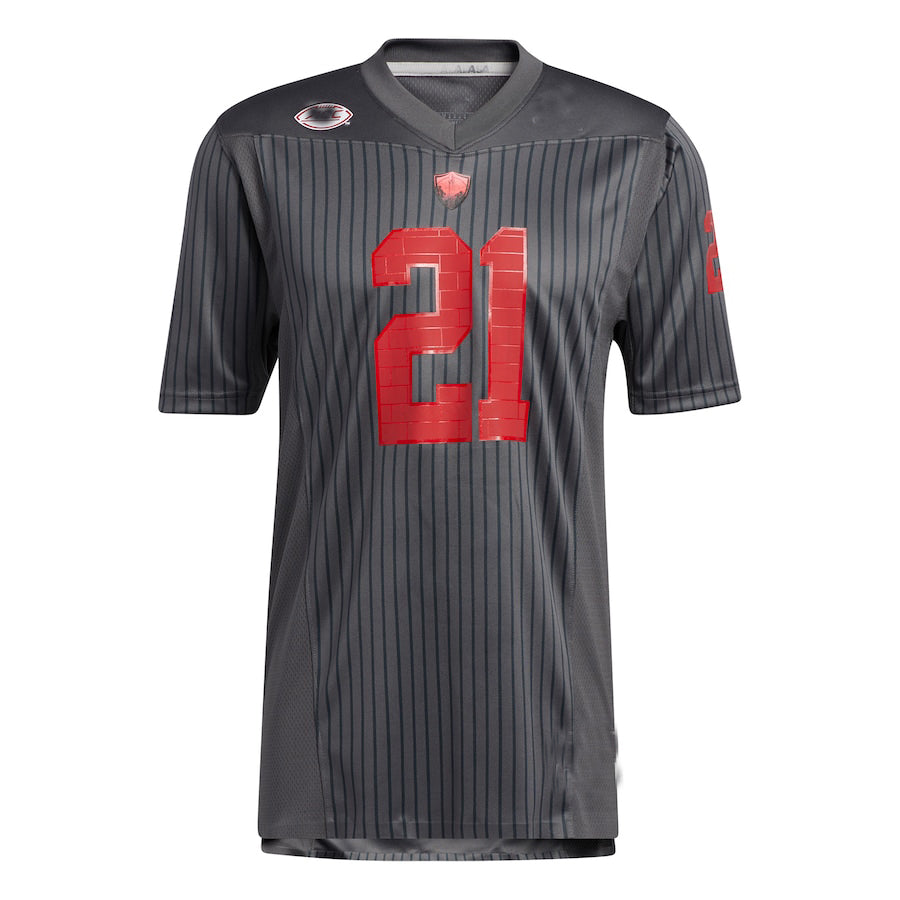 Custom #21 Gray College Shirt Top