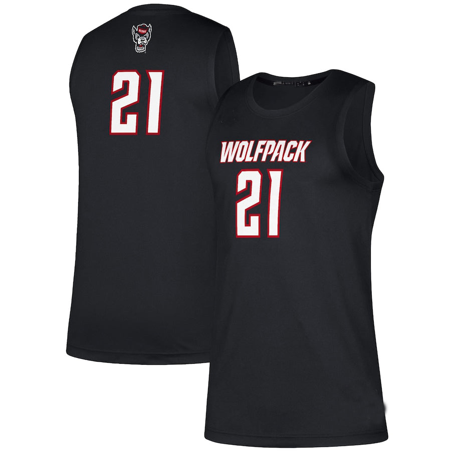 Custom #21 Black College Shirt Top
