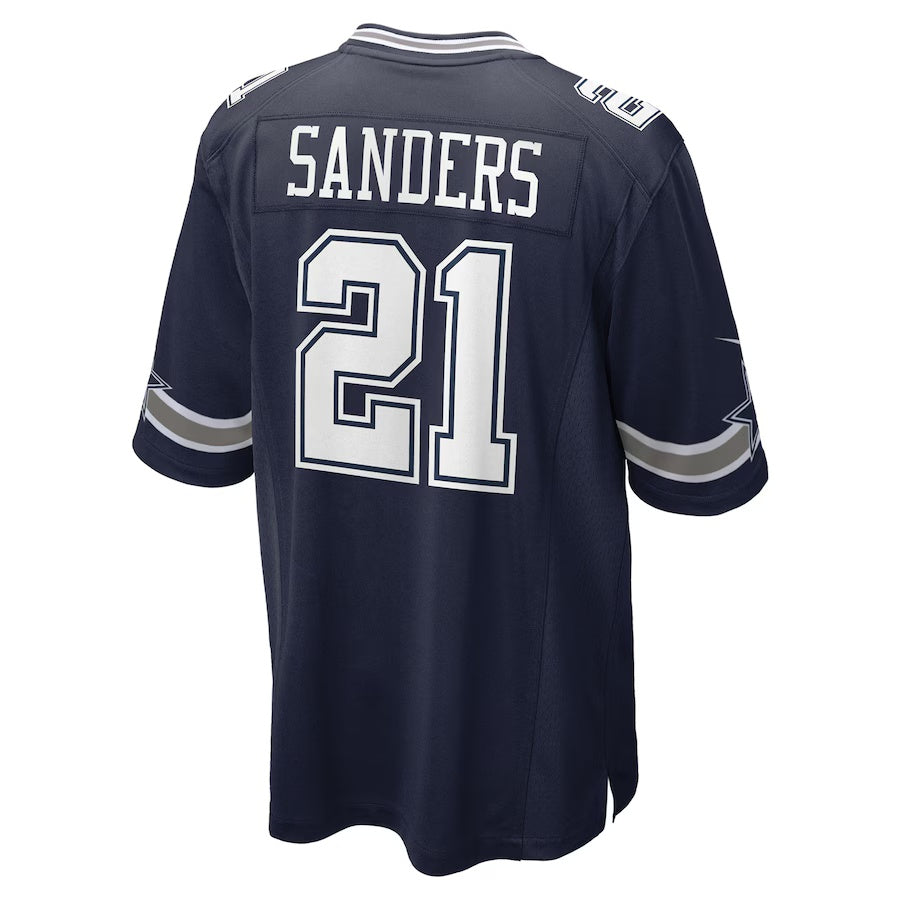 Custom #21 Navy DAL Football Shirt Top