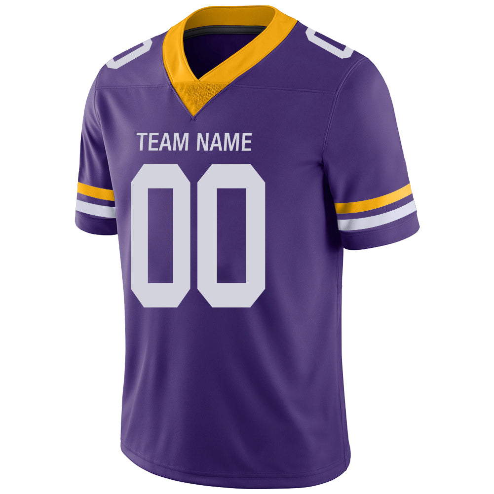 Custom Purple MIN Football Shirt Top