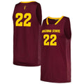 Custom #22 Maroon College Shirt Top