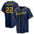 Custom #22 Navy MIL Baseball Shirt Top