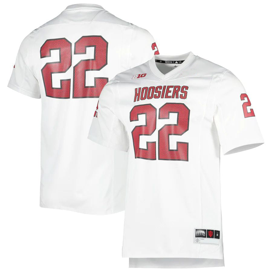 Custom #22 White College Shirt Top
