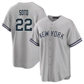 Custom #22 Gray LAD Baseball Shirt Top