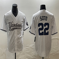 Custom #22 White LAD Baseball Shirt Top