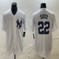 Custom #22 White LAD Baseball Shirt Top