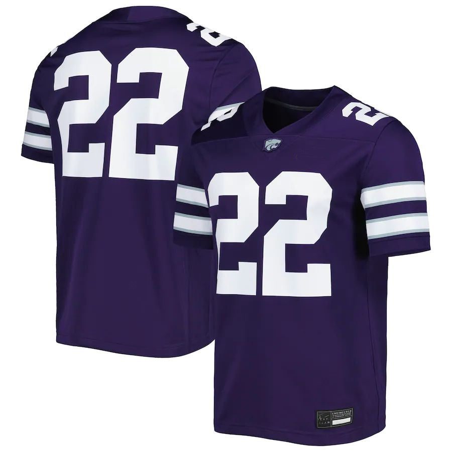 Custom #22 Purple Football Shirt Top