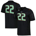 Custom #22 Black Football Shirt Top