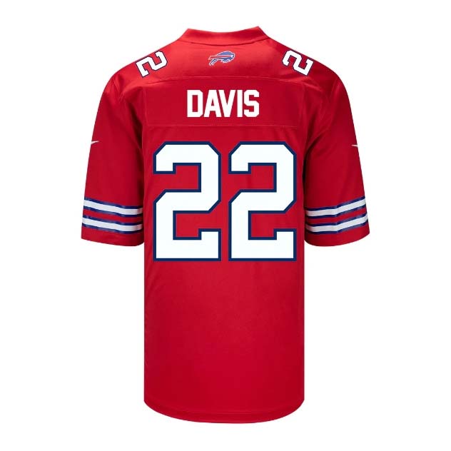 Custom #22 Red BUF Football Shirt Top