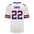 Custom #22 White BUF Football Shirt Top