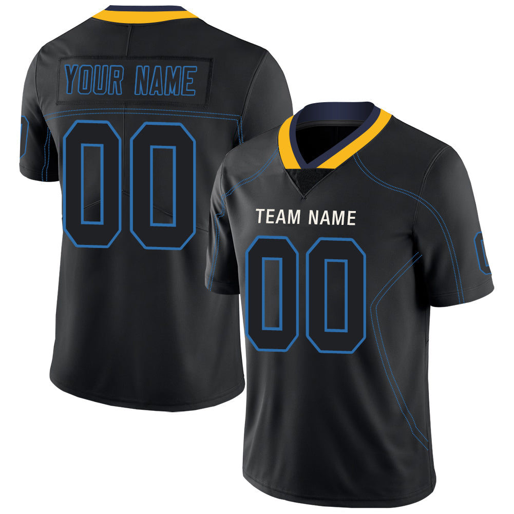 Custom Black LAC Football Shirt Top
