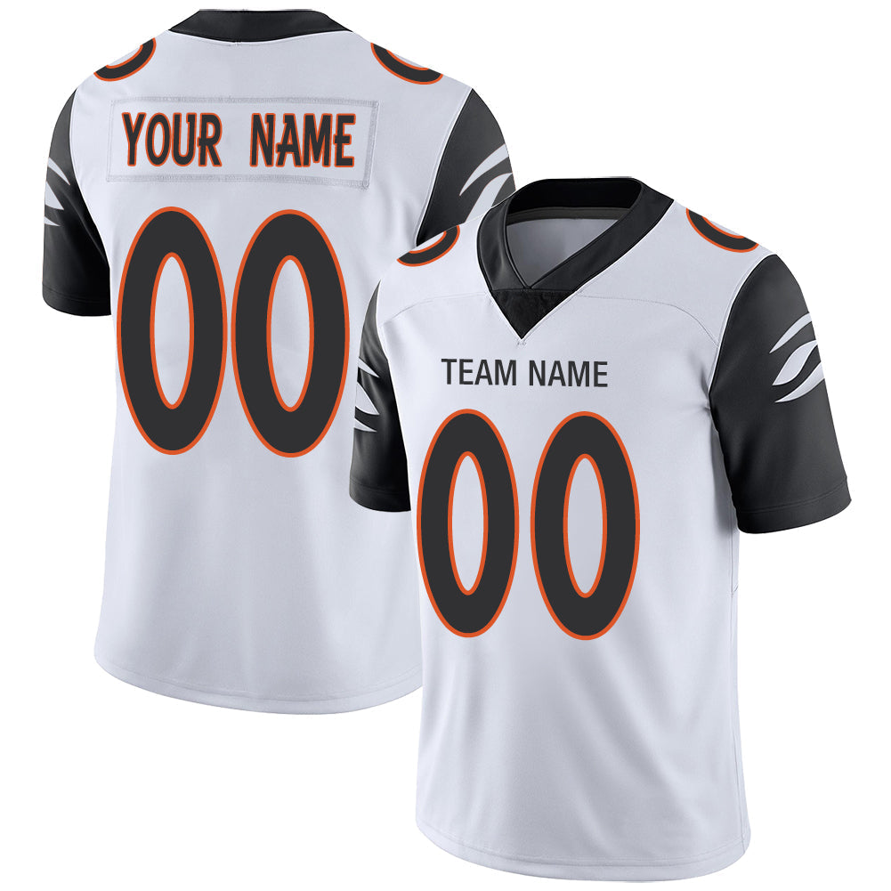 Custom White Football Shirt Top