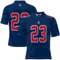 Custom #23 Navy Football Shirt Top