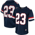 Custom #23 Navy College Shirt Top