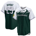 Custom #23 Forest Green COL Baseball Shirt Top