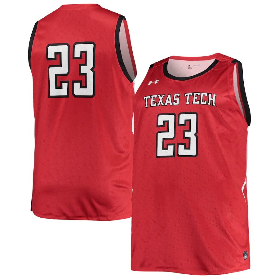 Custom #23 Red Basketball Shirt Top