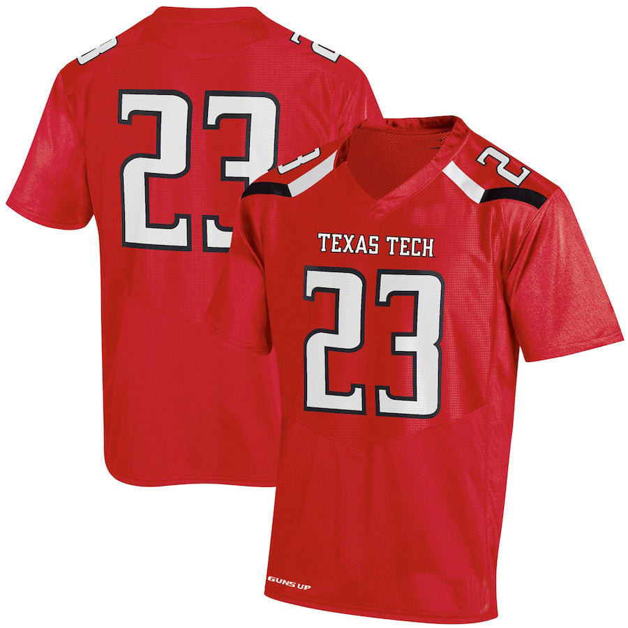 Custom #23 Red College Shirt Top