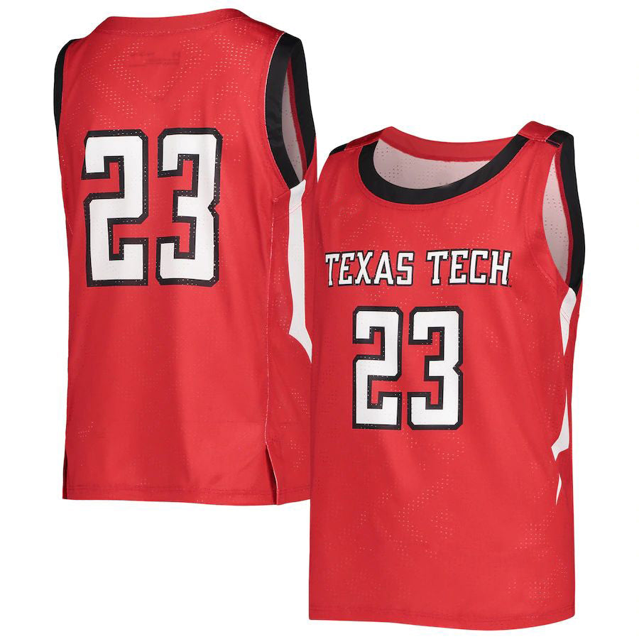 Custom #23 Red Basketball Shirt Top
