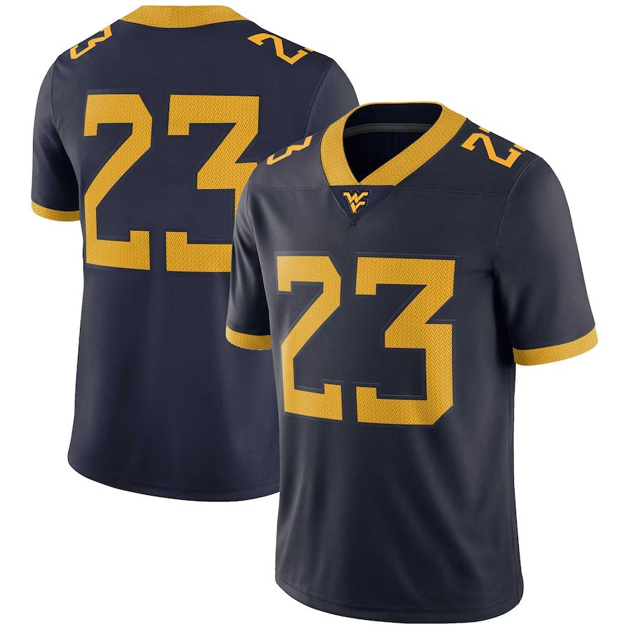 Custom #23 Navy College Shirt Top