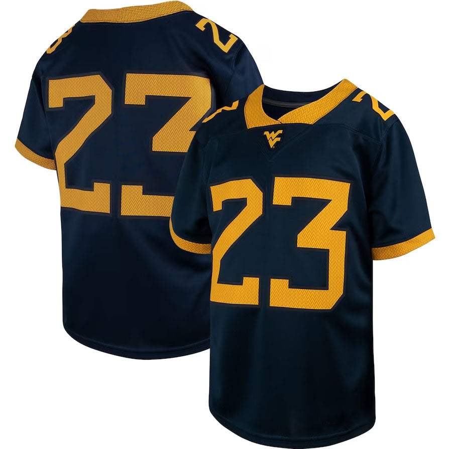 Custom #23 Navy College Shirt Top