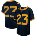 Custom #23 Navy College Shirt Top