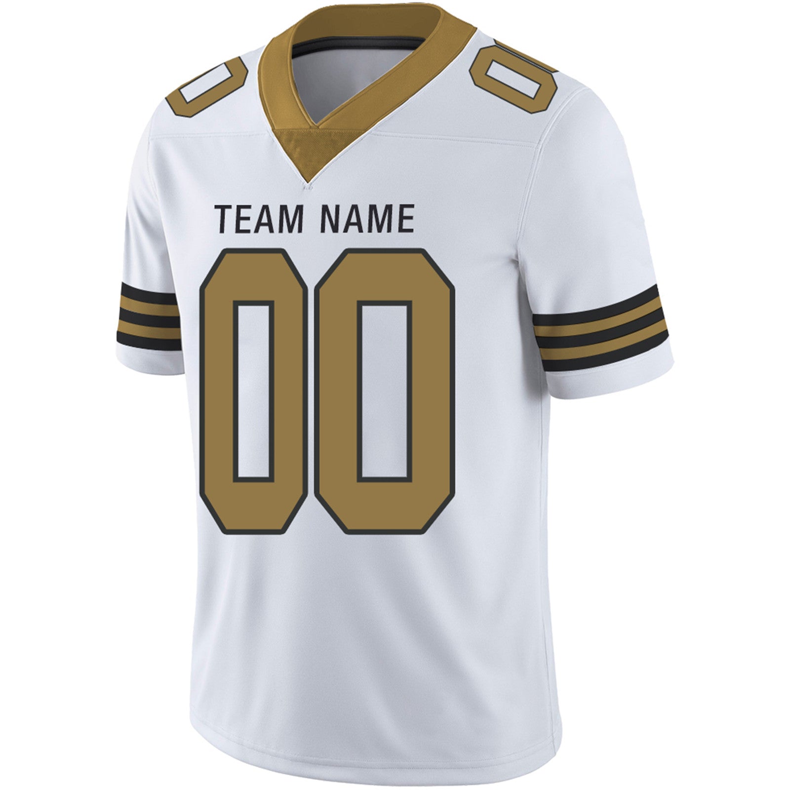 Custom Black NO Football Shirt Top