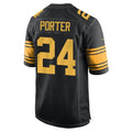 Custom #24 Black PIT Football Shirt Top