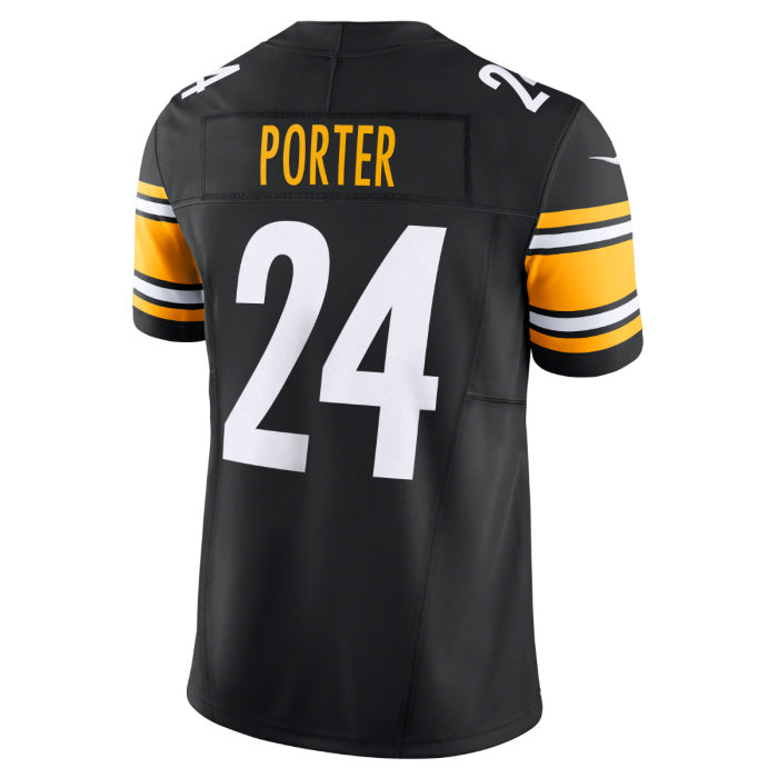 Custom #24 Black PIT Football Shirt Top