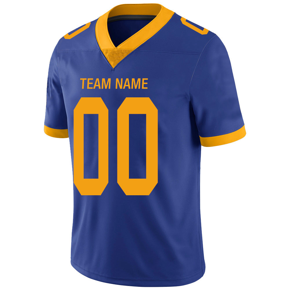 Custom Powder Blue LAC Football Shirt Top