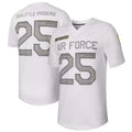 Custom #25 White ATL Football Shirt Top