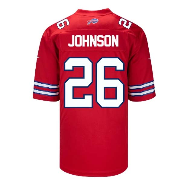 Custom #26 Red BUF Football Shirt Top