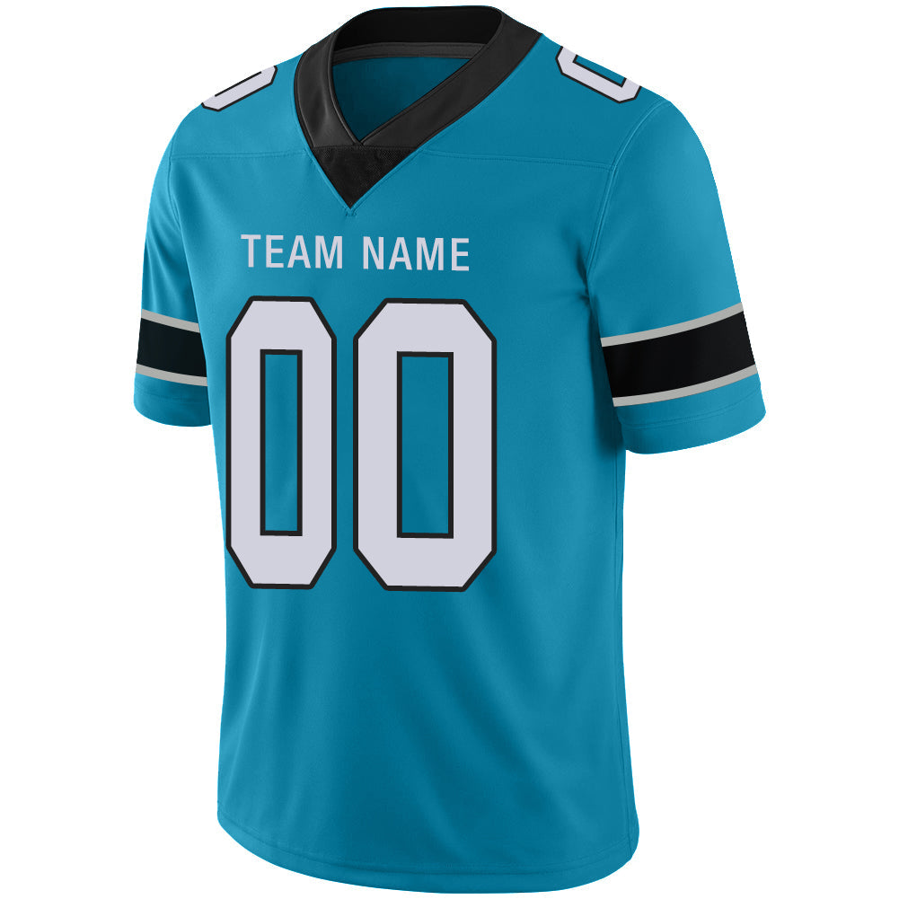 Custom Blue Football Shirt Top