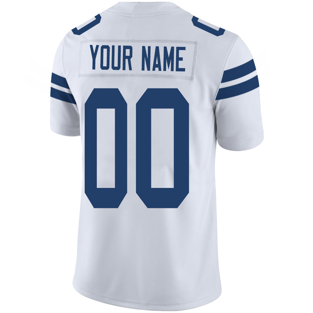 Custom White IND Football Shirt Top