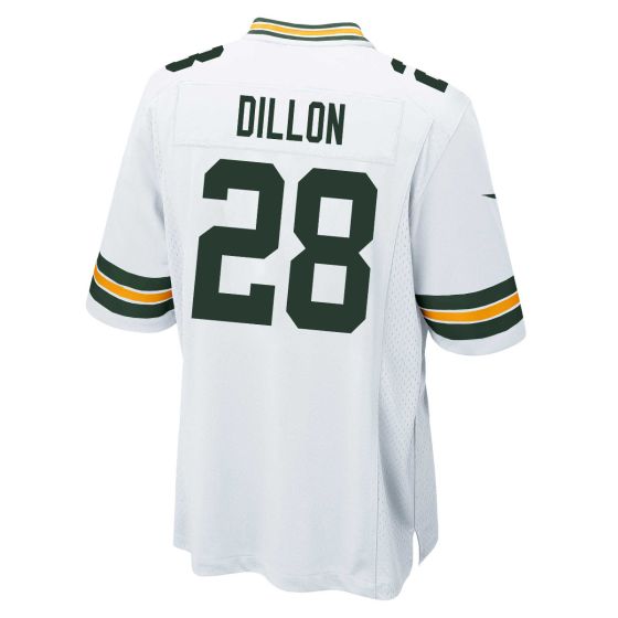 Custom #28 White GB Football Shirt Top
