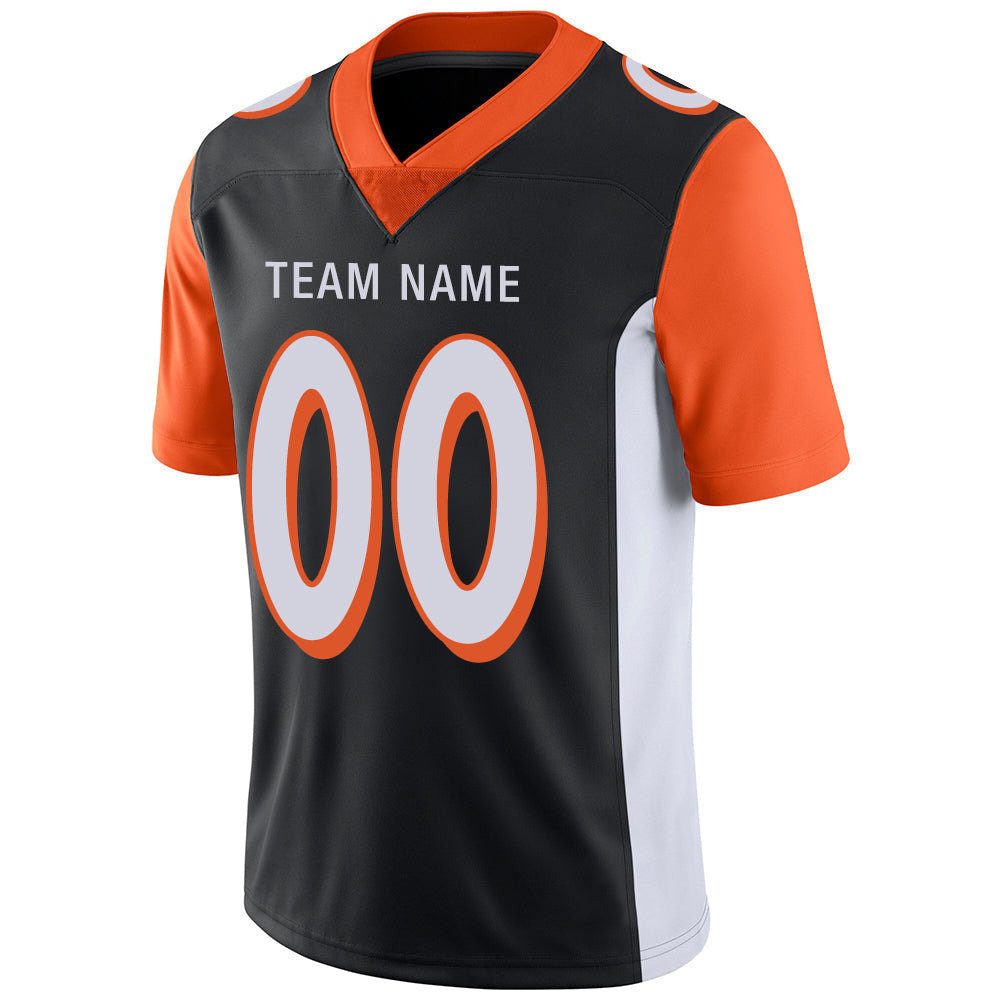 Custom Black Football Shirt Top