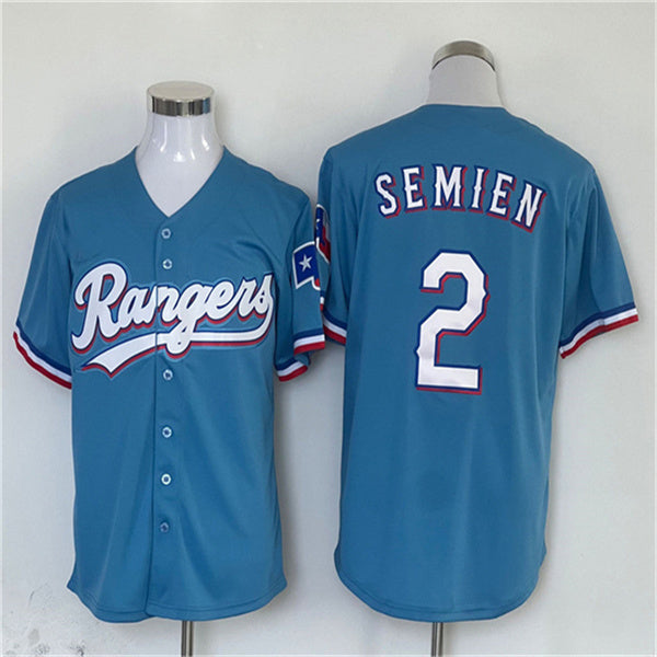 Custom #2 Blue LAD Baseball Shirt Top