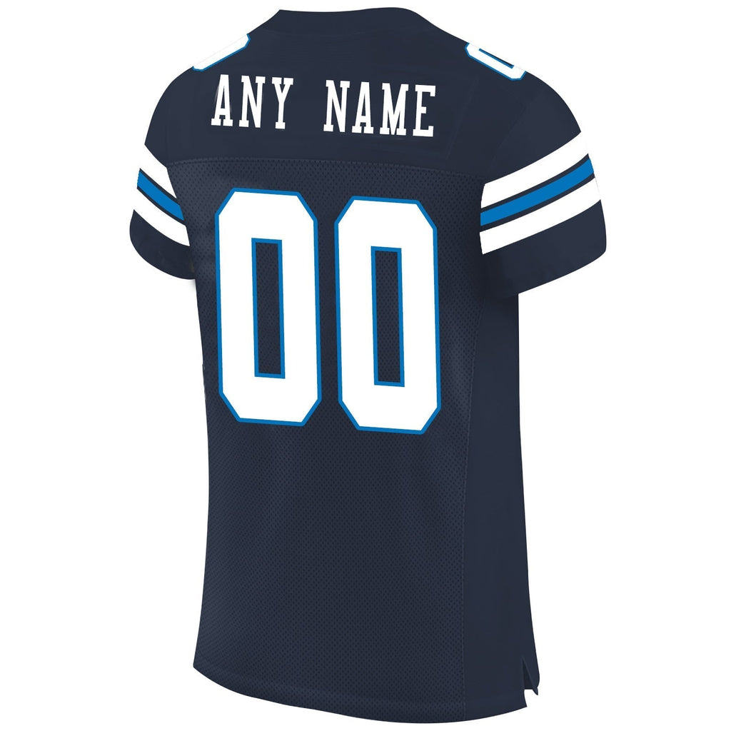 Custom Navy TEN Football Shirt Top