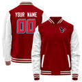 Custom White HOU Football Shirt Top