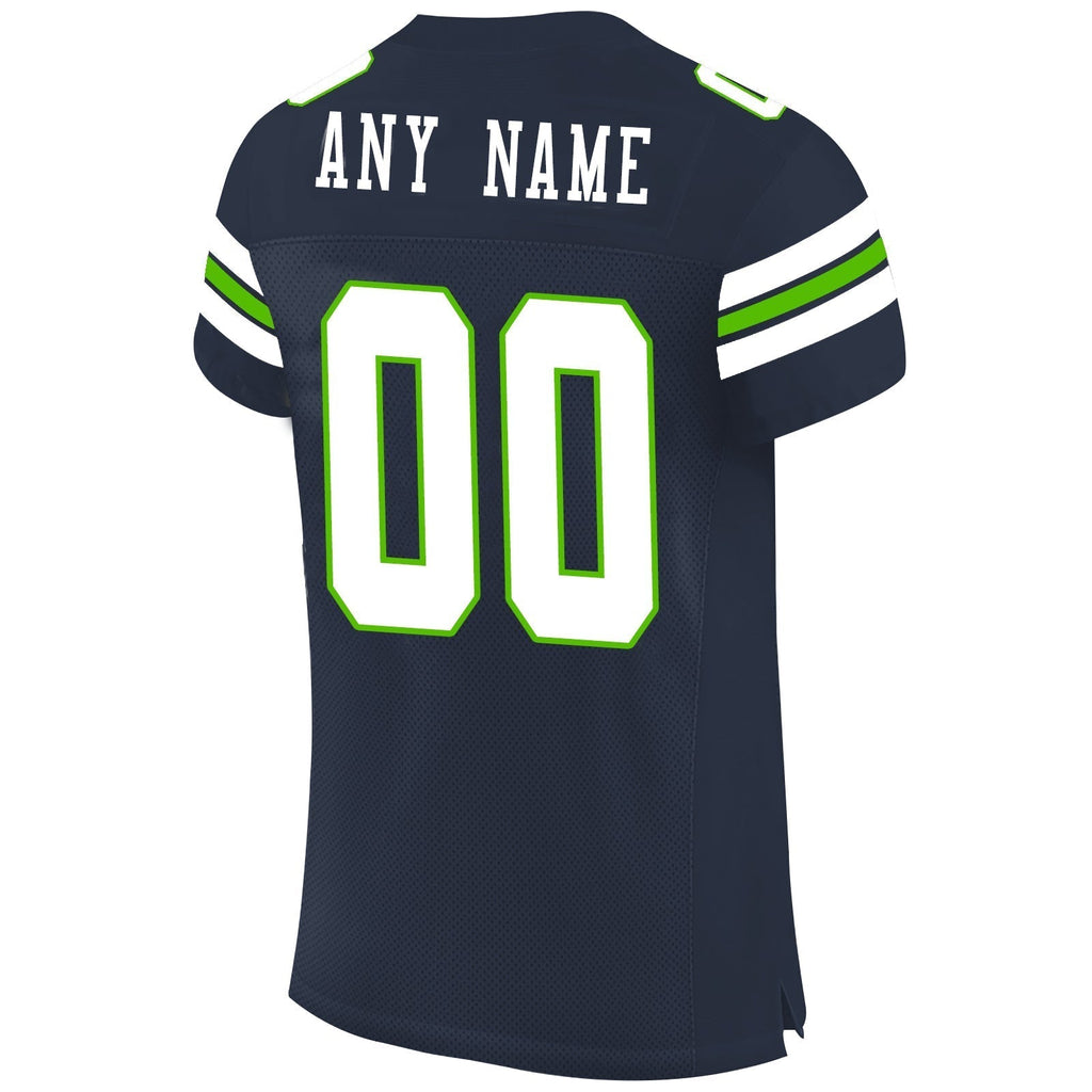 Custom Navy SEA Football Shirt Top