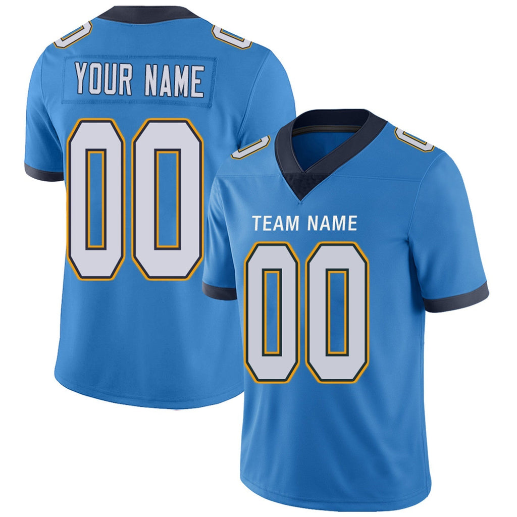 Custom Navy LAC Football Shirt Top