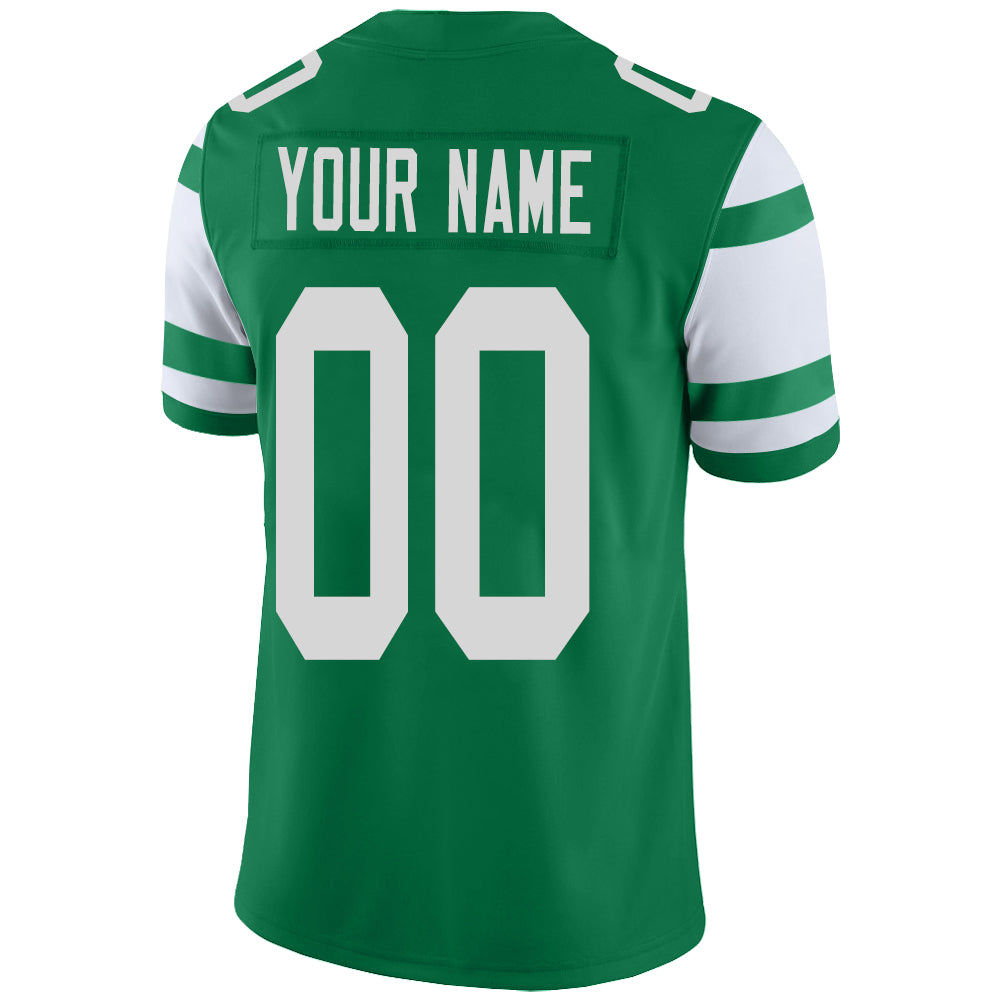 Custom Green NYJ Football Shirt Top