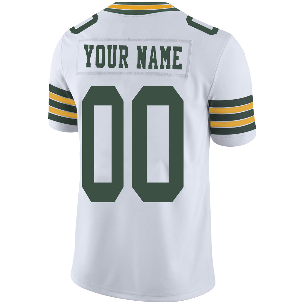 Custom White GB Football Shirt Top