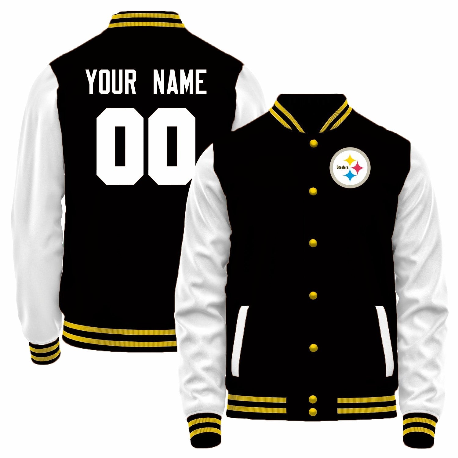 Custom Black PIT Football Shirt Top