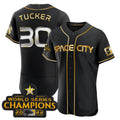 Custom #30 Black 2023 HOU Baseball Shirt Top