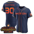 Custom #30 Blue 2023 HOU Baseball Shirt Top