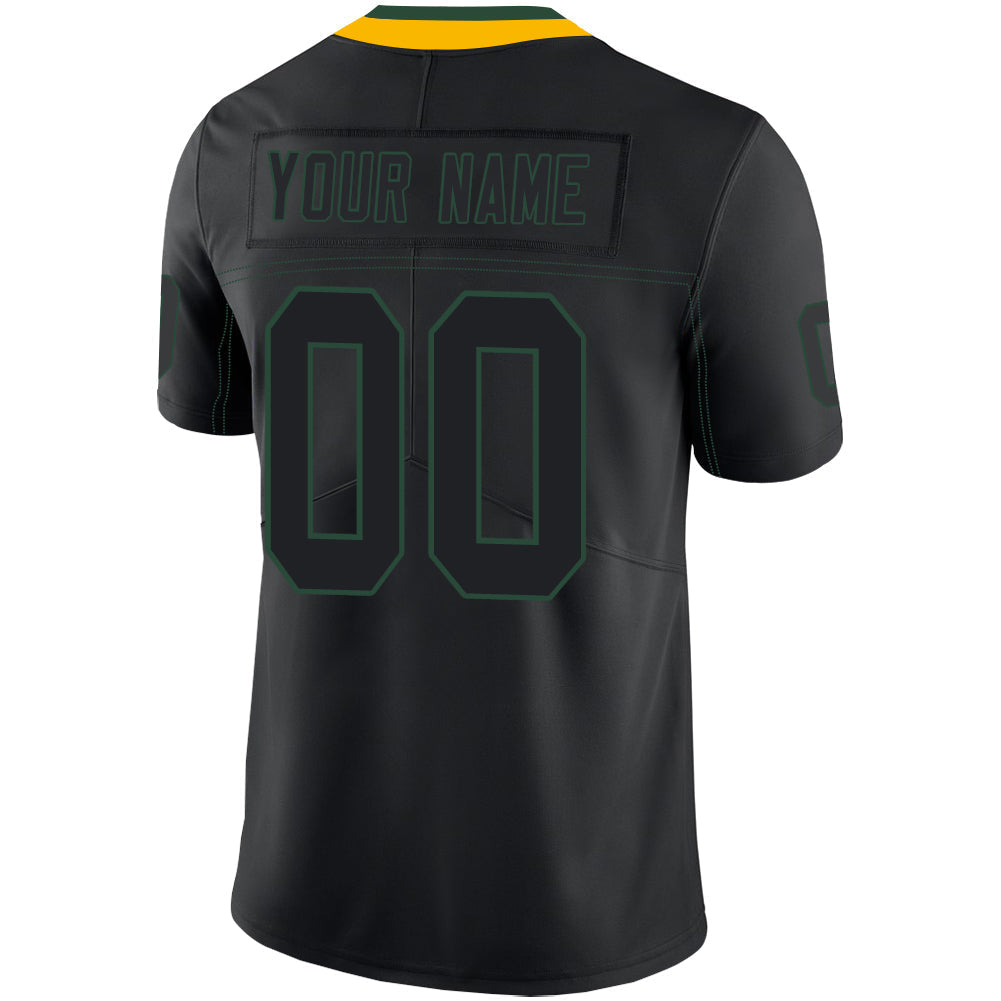 Custom Black GB Football Shirt Top