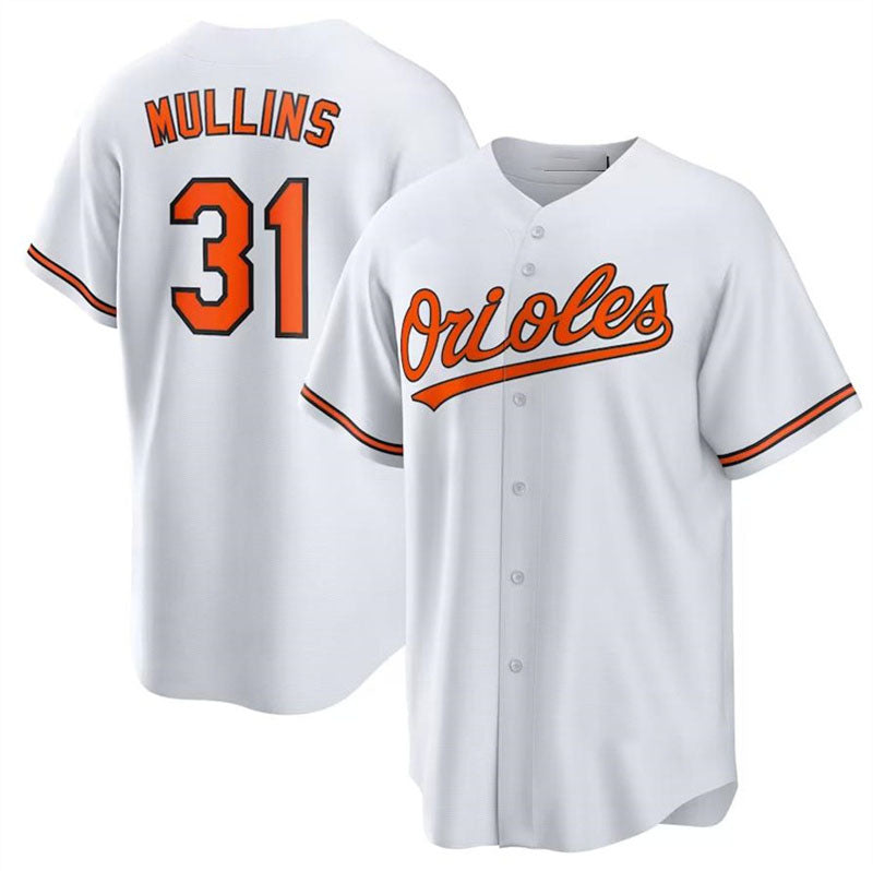 Custom #31 White BAL Baseball Shirt Top
