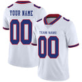Custom White BUF Football Shirt Top