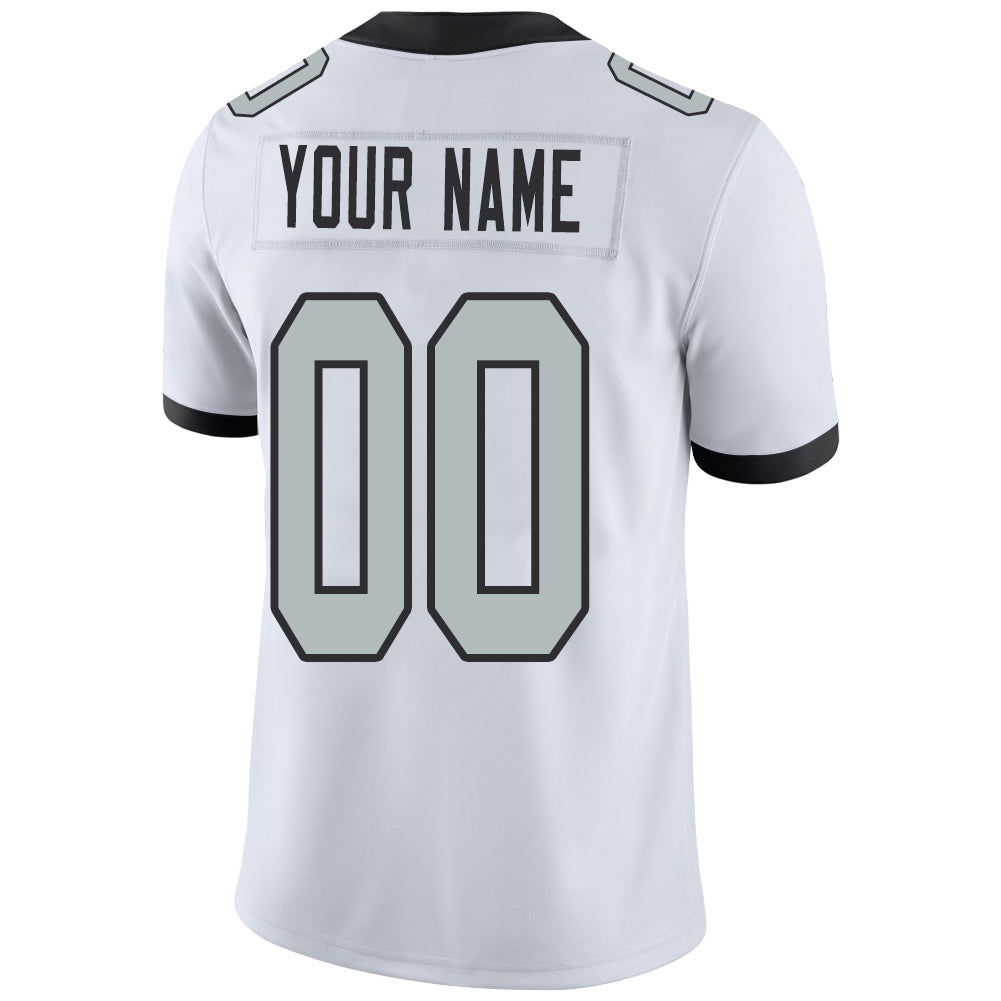 Custom White LV Football Shirt Top