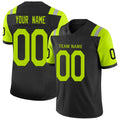 Custom Black NYJ Football Shirt Top